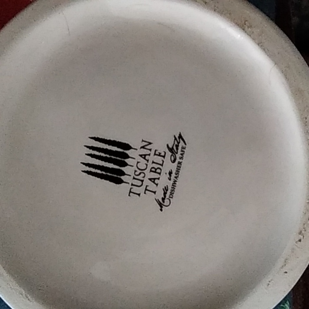Tuscan Table Ceramic Pitcher - Picture 2 of 3